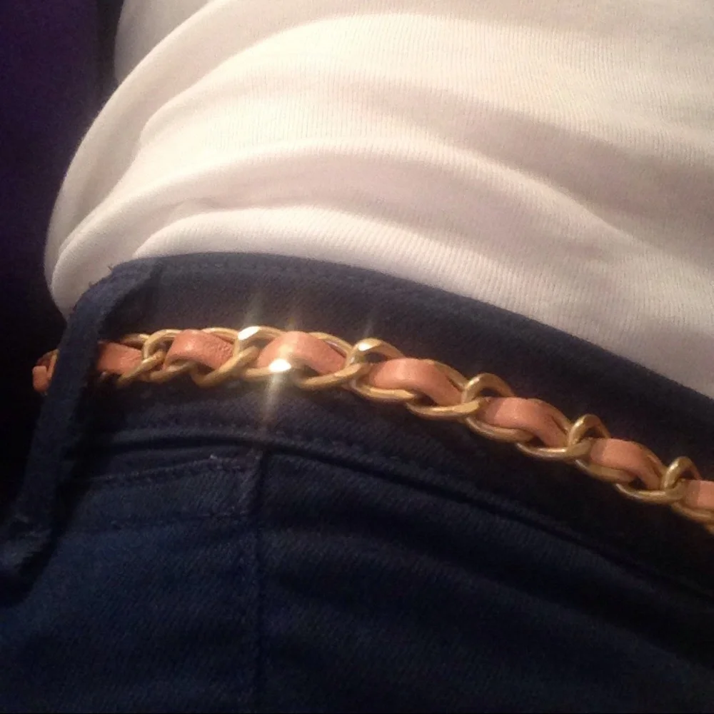 J. Crew Leather and Chain Belt/Necklace/Bracelet